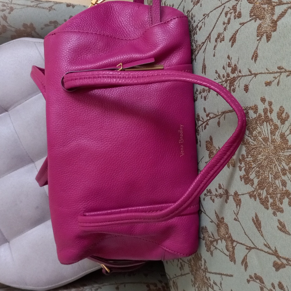 Vera Bradley Leather Satchel